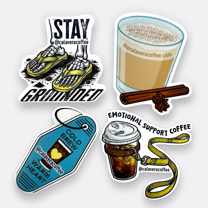 coffee stickers